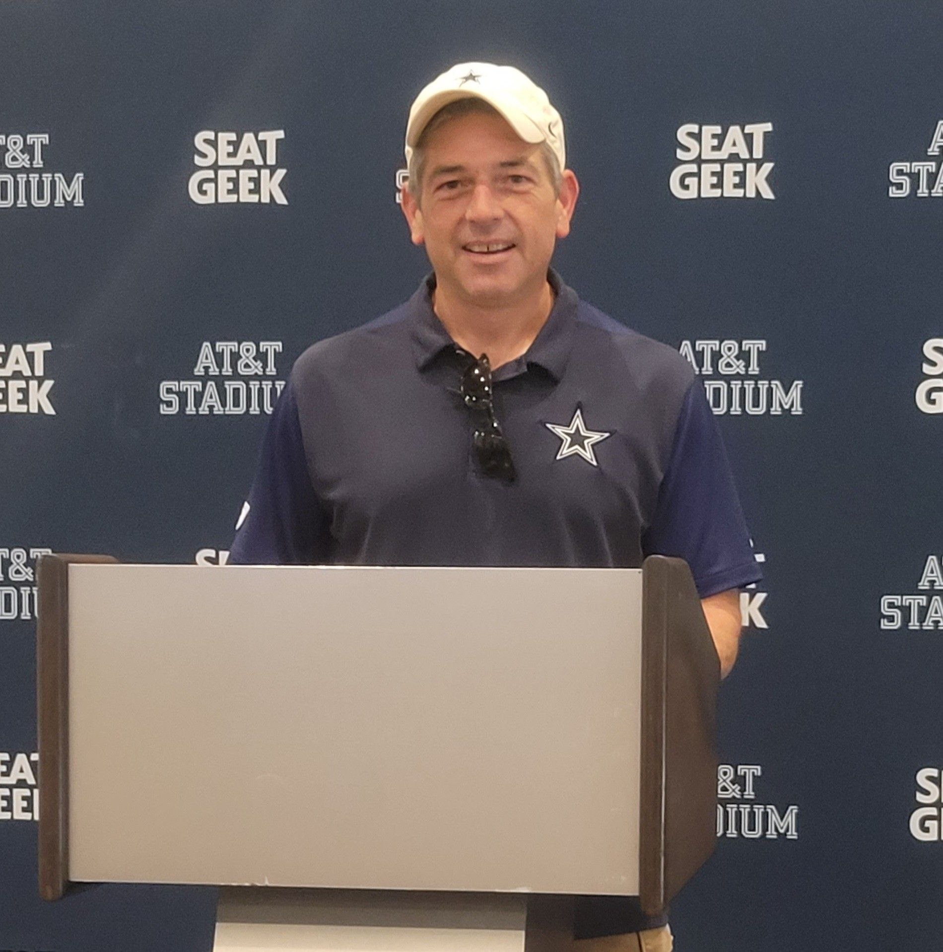 Pic at Cowboys press room